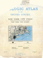 New York City 1902 Geological Atlas of the United States Vol 83 